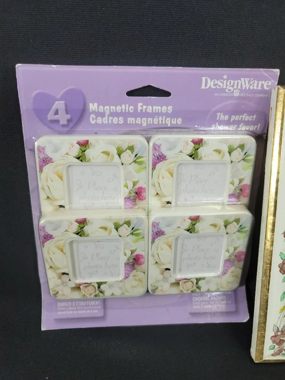 Vintage Wedding Bridal Floral Photo Frames Lot 9 DesignWare Magnetic NOS